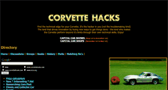 Desktop Screenshot of corvettehacks.com